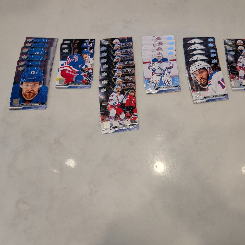 2023-24 Upper Deck Series 2 Hockey Cards New York Rangers